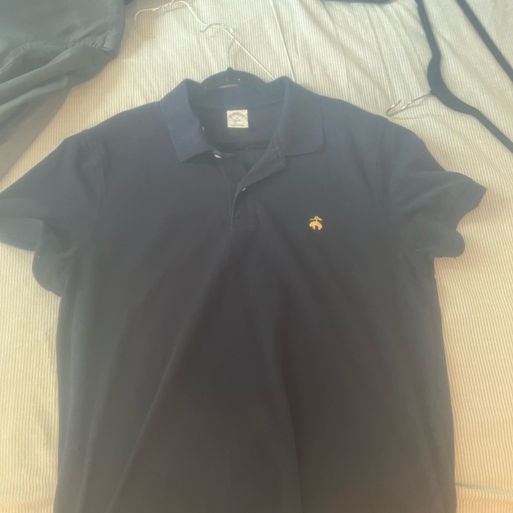Brooks Brothers Blue Polo Shirt Classic Design